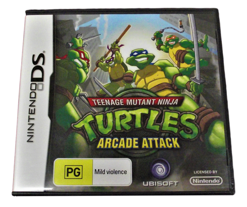 Teenage Mutant Ninja Turtles Arcade Attack DS DS 2DS 3DS Game *No Manual* (Pre-Owned)