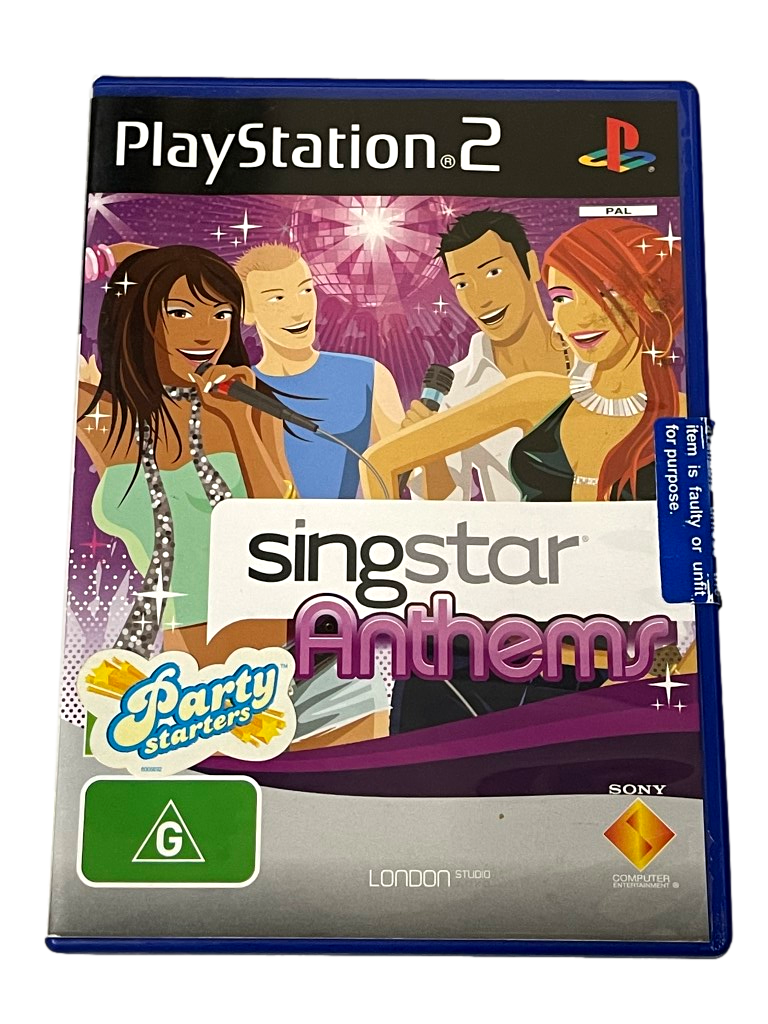 Singstar Anthems PS2 PAL Brand New *Shop Sealed*