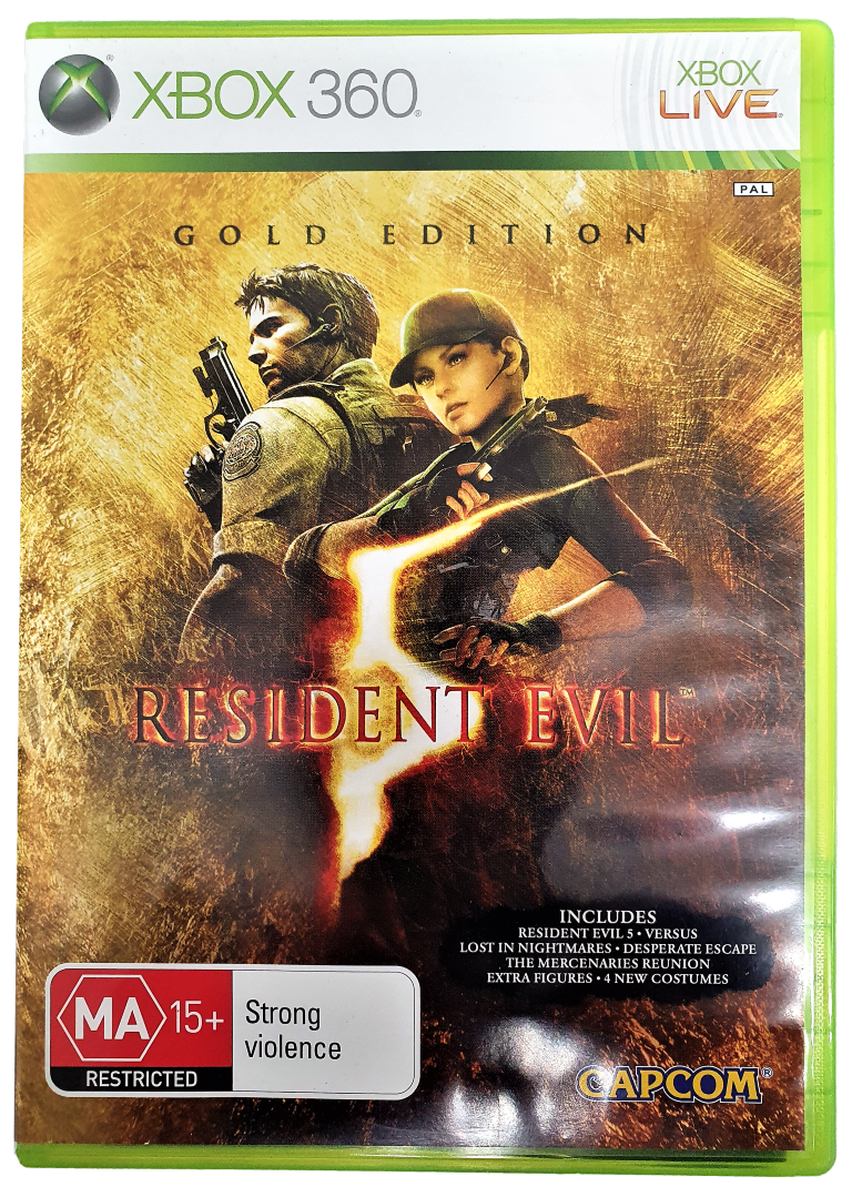 Resident Evil 5 Gold Edition XBOX 360 PAL (Pre-Owned)
