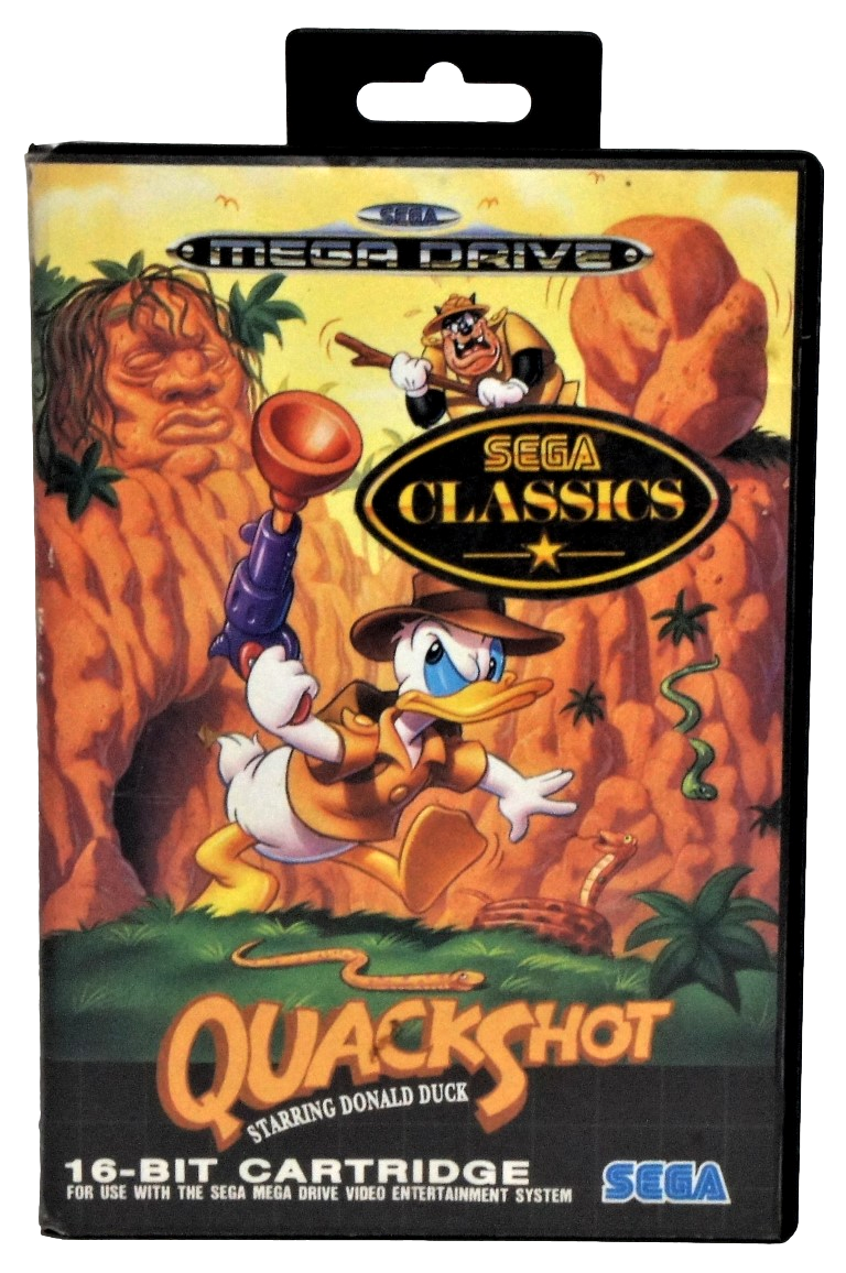 QuackShot Starring Donald Duck Sega Mega Drive *Complete*