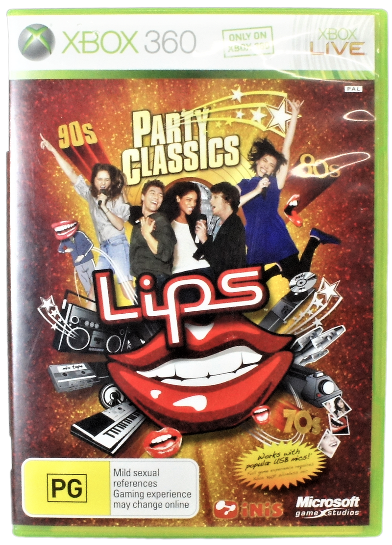 Lips Party Classics XBOX 360 PAL XBOX360 (Pre-Owned)