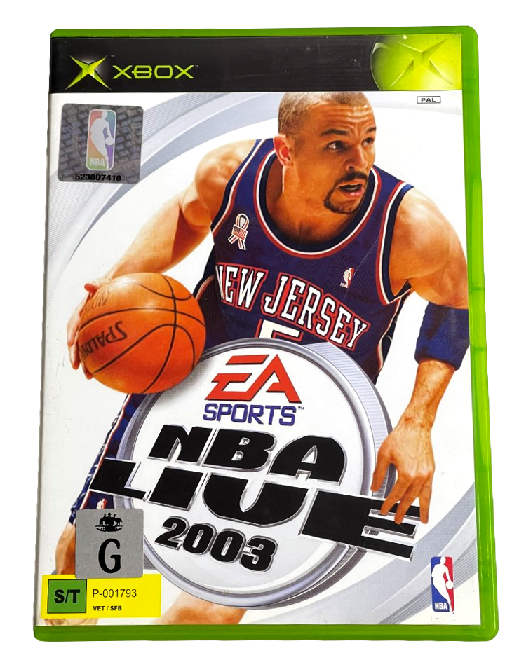 NBA Live 2003 XBOX Original PAL *No Manual* (Preowned)