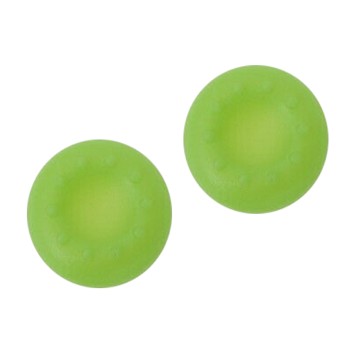 Thumb Grips x 2 For PS4 PS5 XBOX ONE Xbox Series X Toggle Cover Caps - Green