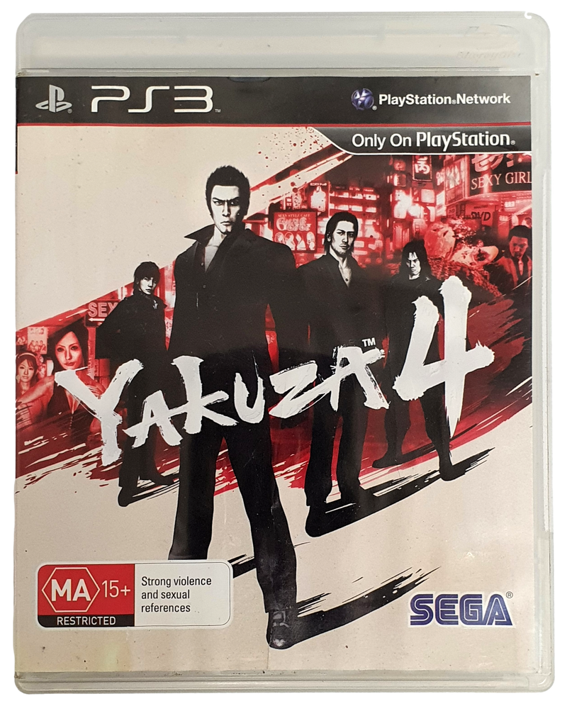 Yakuza 4 Sony PS3 PlayStation 3 (Pre-Owned)
