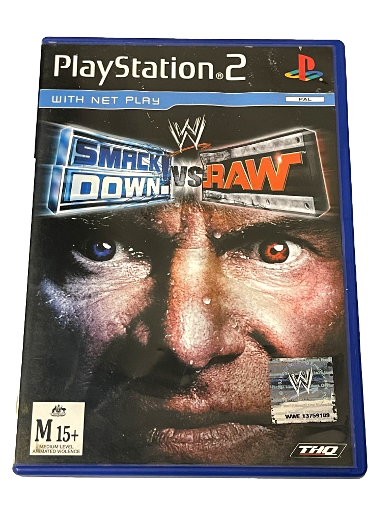 Smack Down Vs Raw PS2 PAL *No Manual* (Preowned)