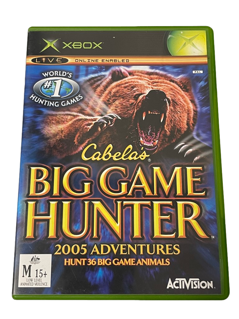 Cabela's Big Game Hunter 2005 XBOX PAL *Complete*
