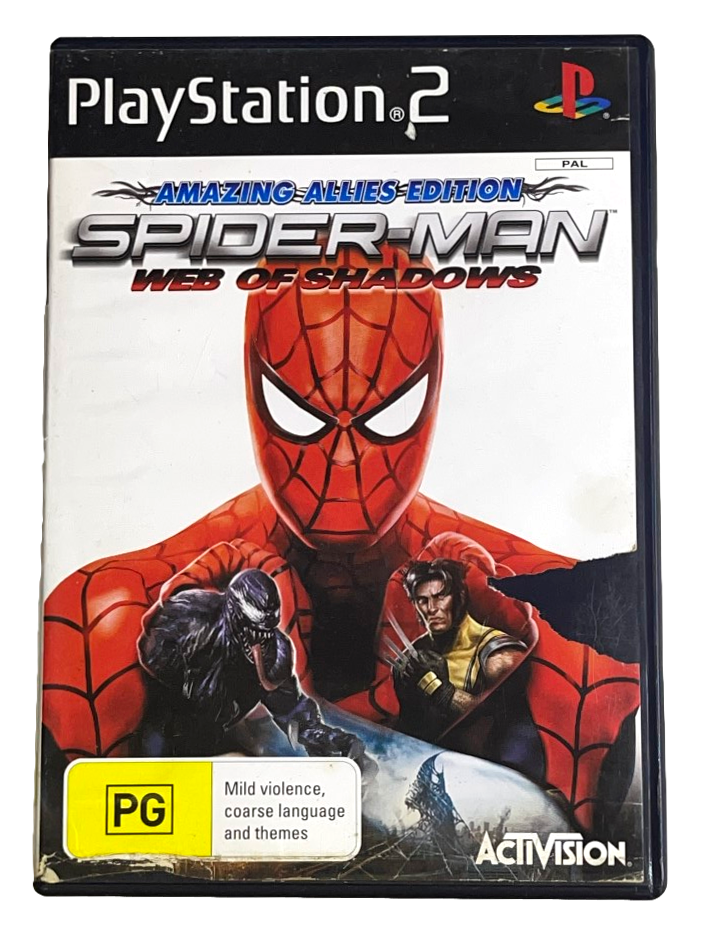 Spider-Man Web of Shadows PS2 PAL *Complete With Manual* (Preowned)