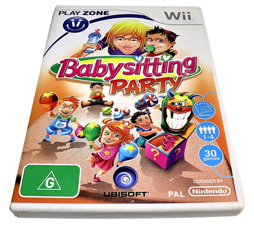 Babysitting Party Nintendo Wii PAL *No Manual* Wii U Compatible (Pre-Owned)
