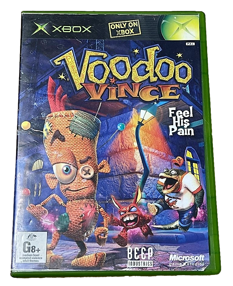 Voodoo Vince Xbox Original PAL *No Manual* (Preowned)