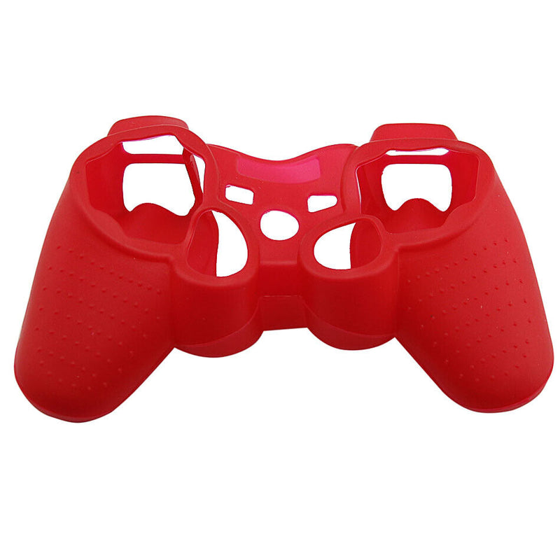 Silicone Cover For PS3 Controller Skin Case Red