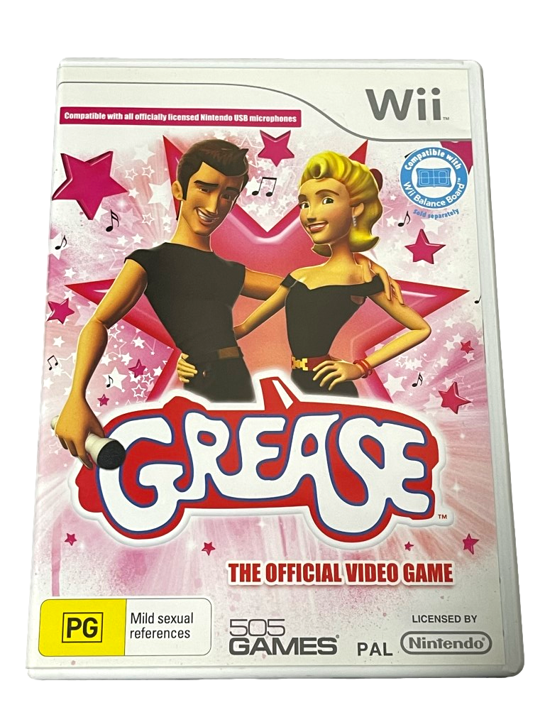 Grease Nintendo Wii PAL *No Manual* Wii U Compatible (Pre-Owned)