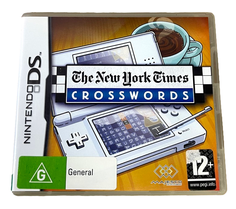 New York Times Crosswords DS 2DS 3DS Game *Complete* (Preowned)