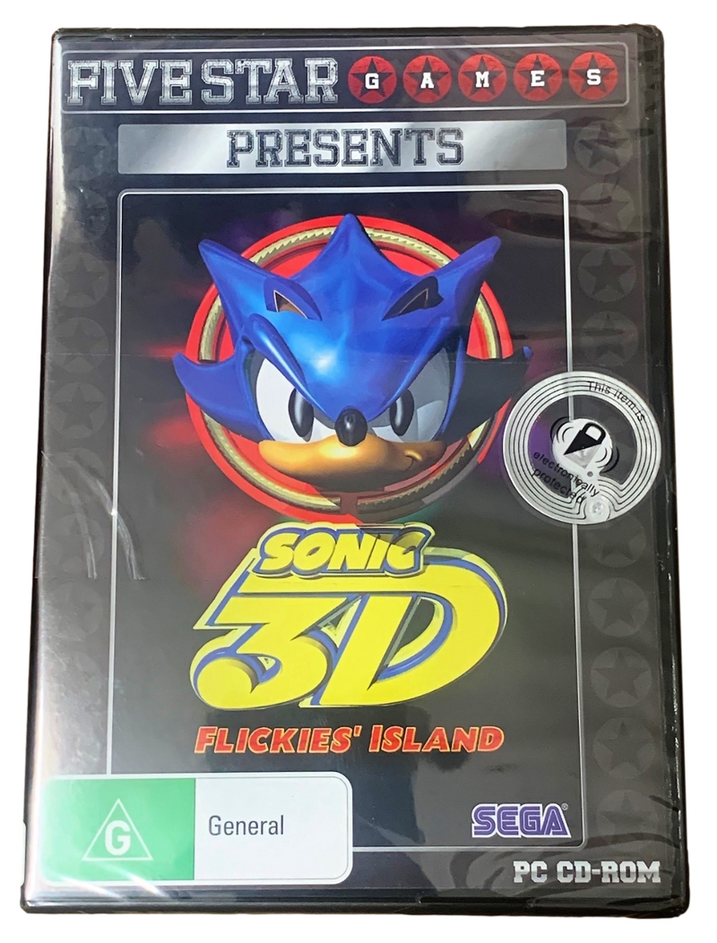 Sonic 3D Flickies Island *Sealed* PC DVD