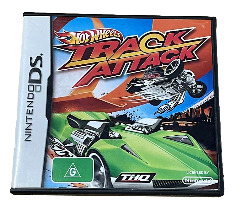 Hot Wheels Track Attack DS 2DS 3DS Game *Complete* (Pre-Owned)