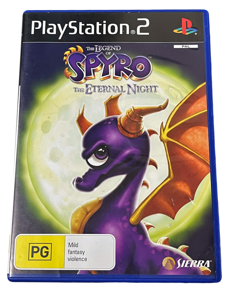 The Legend of Spyro The Eternal Night PS2 PAL *No Manual* (Pre-Owned)