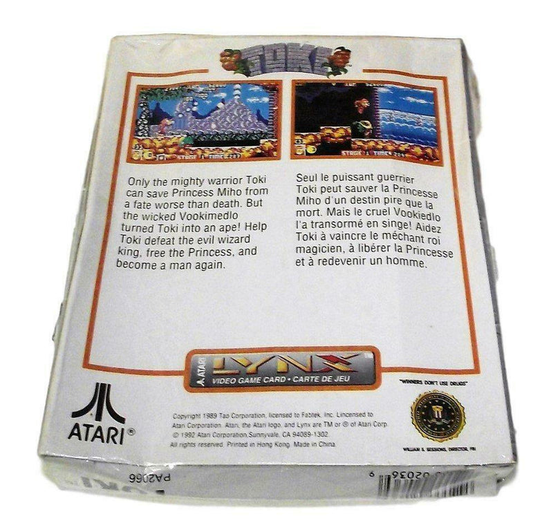 TOKI Atari Lynx Boxed Sealed - Games We Played