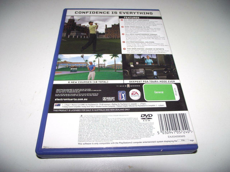Tiger Wood PGA Tour 08 PS2 PAL *Complete* (Pre-Owned)