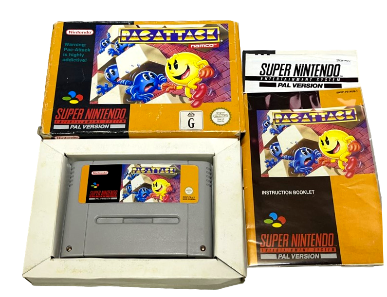Pac-Attack SNES Boxed PAL *Complete* (Preowned)