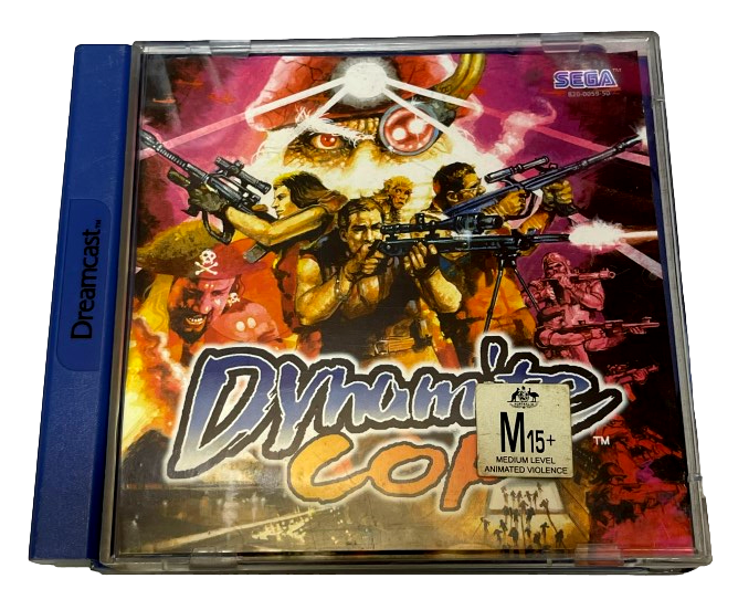 Dynamite Cop Sega Dreamcast PAL *Complete* Ex Rental (Preowned)