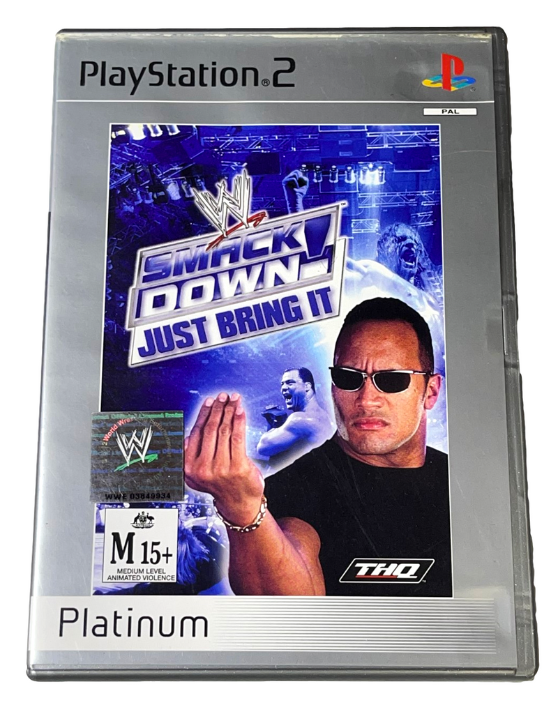Smack Down Just Bring It PS2 (Platinum) PAL *Complete* (Preowned)