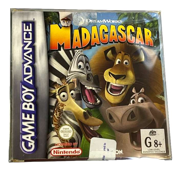 Madagascar Nintendo Gameboy Advance GBA Complete* Boxed (Preowned)
