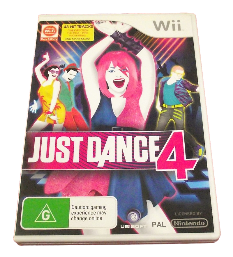 Just Dance 4 Nintendo Wii PAL *Complete*(Preowned)