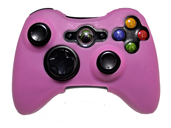 Silicone Cover For XBOX 360 Controller Skin Case Pink - Games We Played