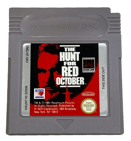 The Hunt For Red October Nintendo Gameboy *Complete* Boxed (Preowned)