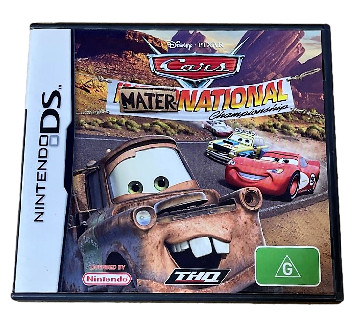 Cars Mater National Championship Nintendo DS 2DS 3DS Game *Complete* (Pre-Owned)