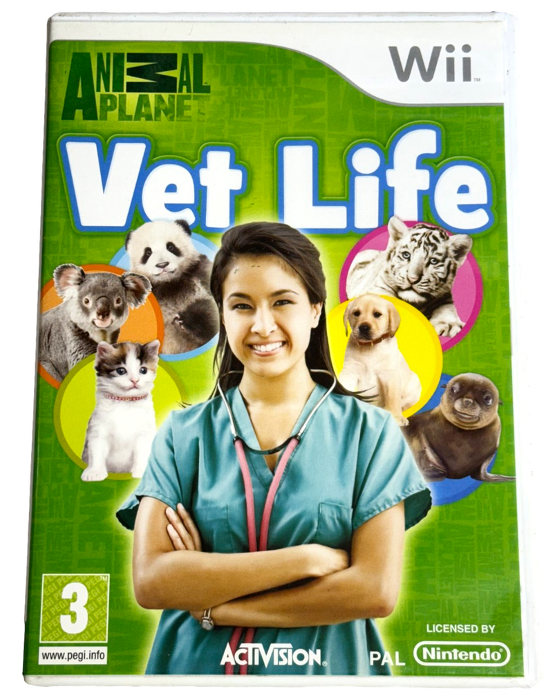 Animal Planet Vet Life Nintendo Wii PAL *Complete* Wii U Compatible (Preowned)