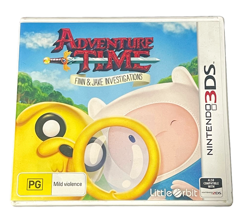 Adventure Time Finn & Jake Investigations Nintendo 3DS 2DS Game (Preowned)