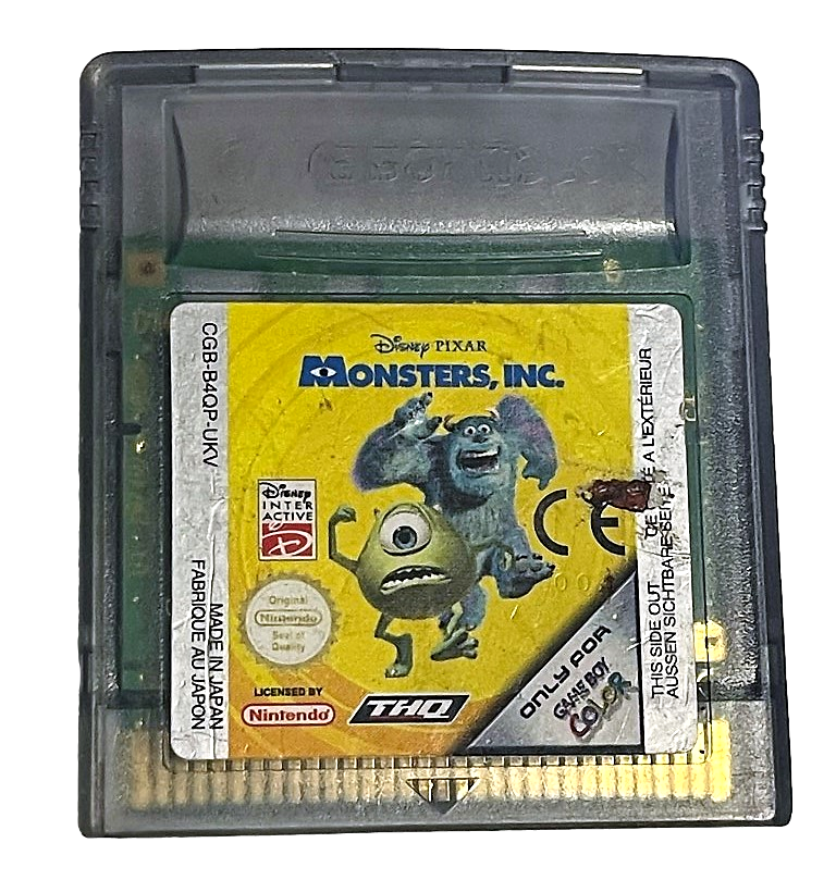 Monster's Inc Nintendo Gameboy Color Cartridge (Preowned)