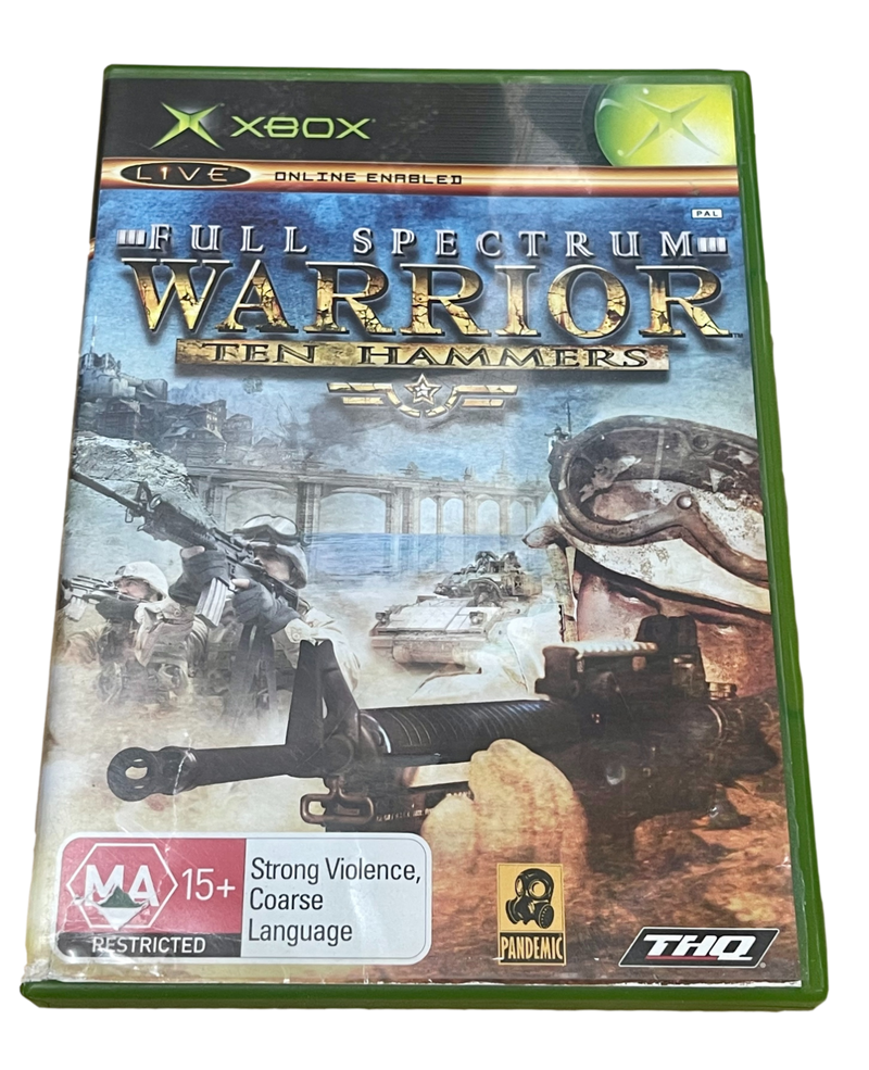 Full Spectrum Warrior Ten Hammers XBOX Original PAL *Complete* (Pre-Owned)
