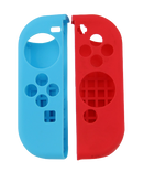 Silicone Cover For Switch Joy Con Controller Skin Case Blue & Red
