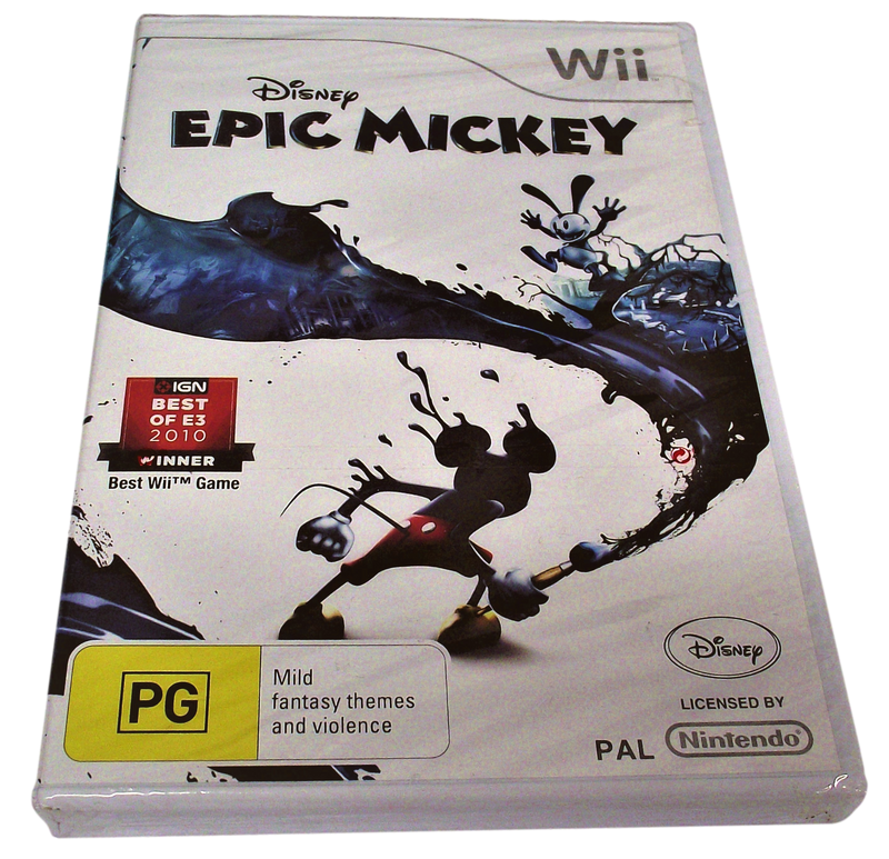 Disney Epic Mickey Wii PAL Wii U Compatible *Factory Sealed* - Games We Played