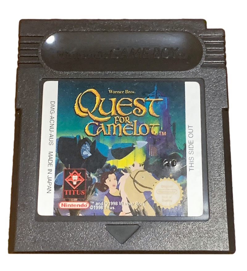 Quest for Camelot Nintendo Gameboy Cartridge