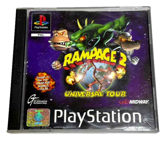 Rampage 2 Universal Tour PS1 PS2 PS3 PAL *Complete* (Preowned)