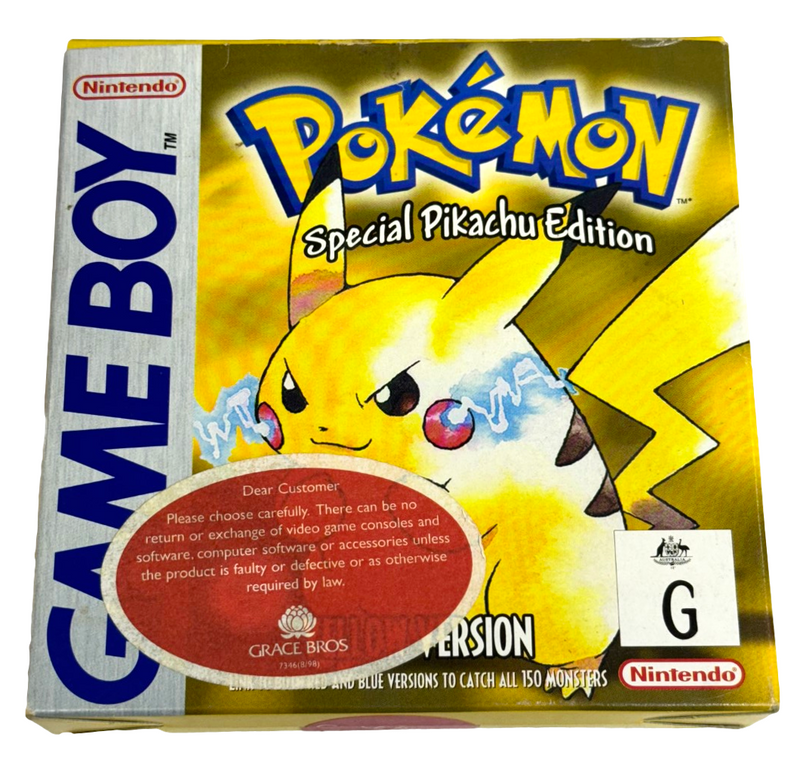 Pokemon Special Pikachu Edition Nintendo Gameboy GB *Complete* Boxed (Preowned)