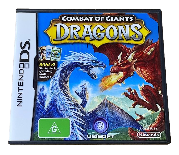 Dragons Combat of Giants Nintendo DS 2DS 3DS Game *No Manual* (Pre-Owned)