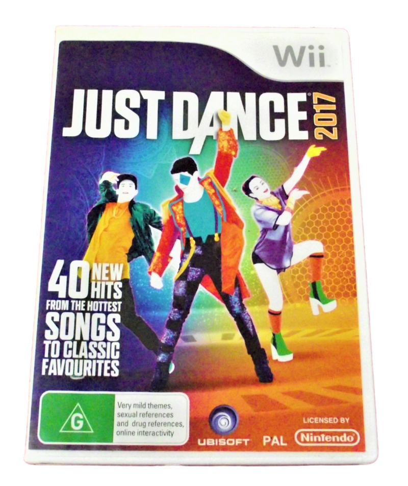 Just Dance 2017 Nintendo Wii PAL *Complete* Wii U Compatible (Preowned)
