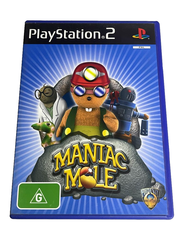 Maniac Mole PS2 PAL *No Manual* (Preowned)