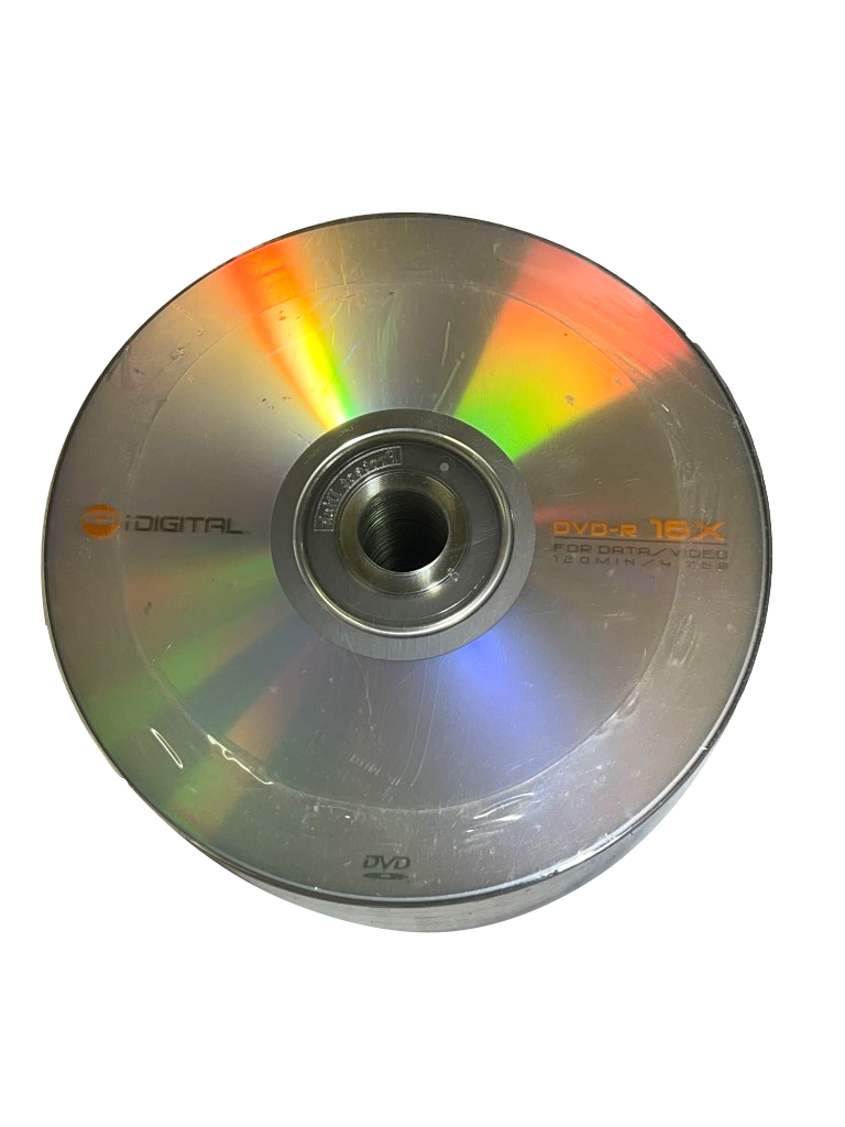 50 x iDigital DVD-R 16X 4.7GB DVD-R Blank Discs