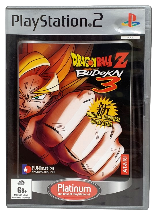 Dragon Ball Z Budokai 3 (Platinum) PS2 PAL *Complete* (Pre-Owned)