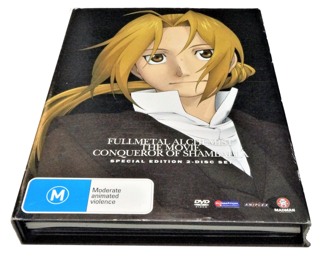 Buy the Aniplex Funimation Fullmetal Alchemist The Movie Conqueror of  Shamballa Special Edition 2-Disc Set DVD