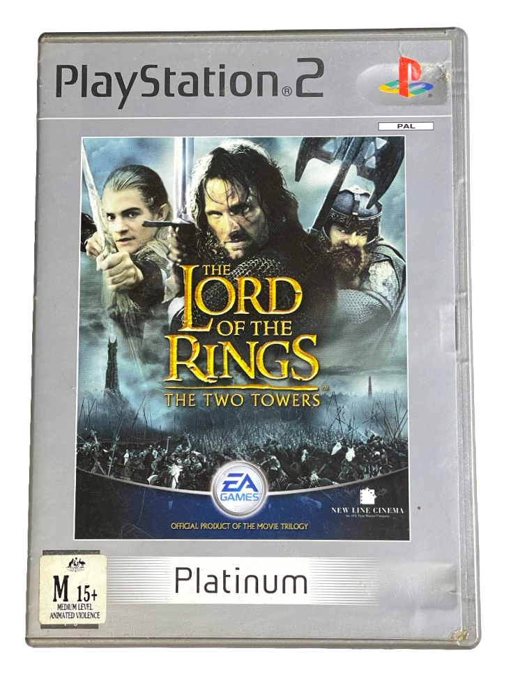 The Lord of the Rings The Two Towers PS2 (Platinum) PAL *No Manual* (Preowned)