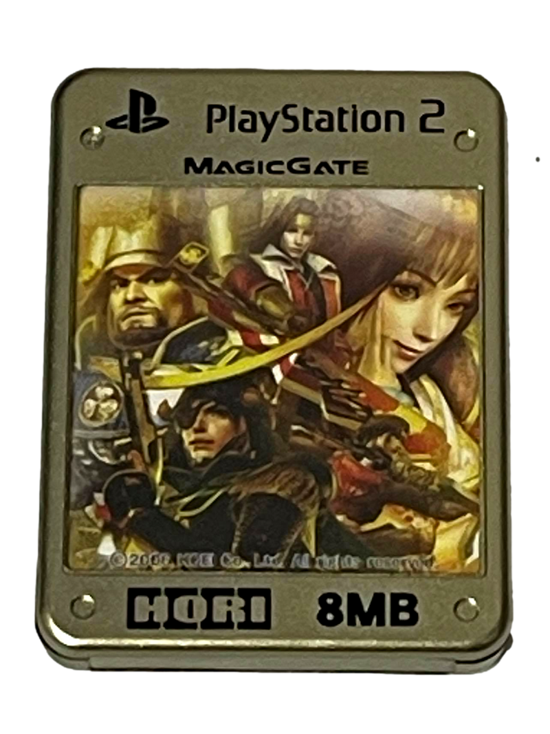 Samurai Warriors Hori Magic Gate PS2 Memory Card PlayStation 2 8MB
