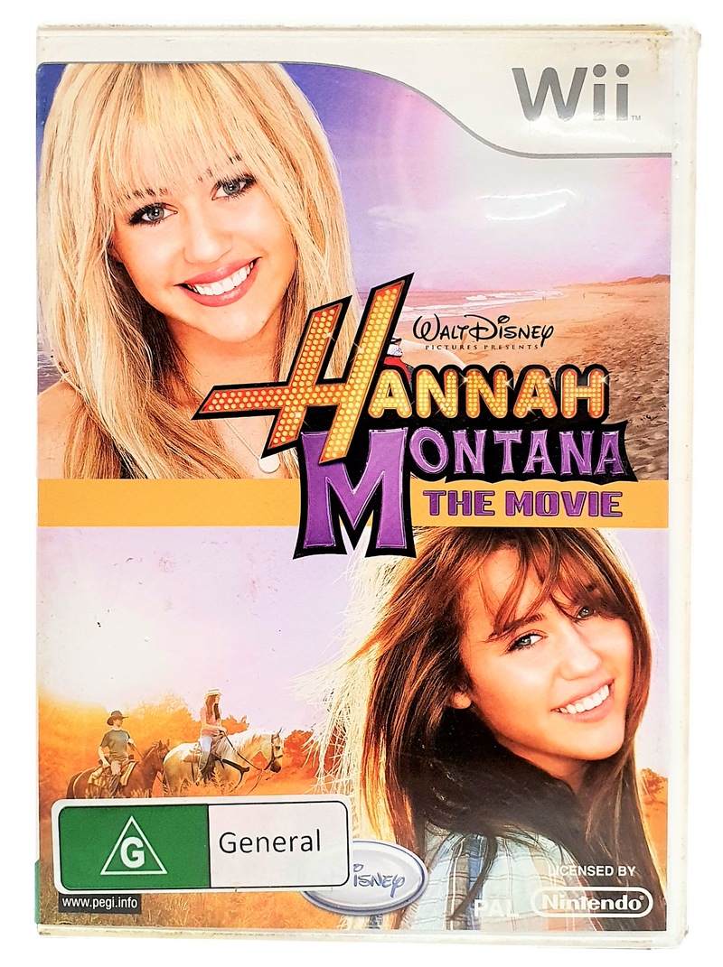 Hannah Montana The Movie Nintendo Wii PAL *No Manual* (Pre-Owned)