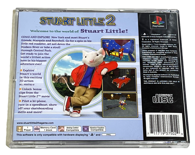 Stuart Little 2 PS1 PS2 PS3 PAL *Complete* (Preowned)
