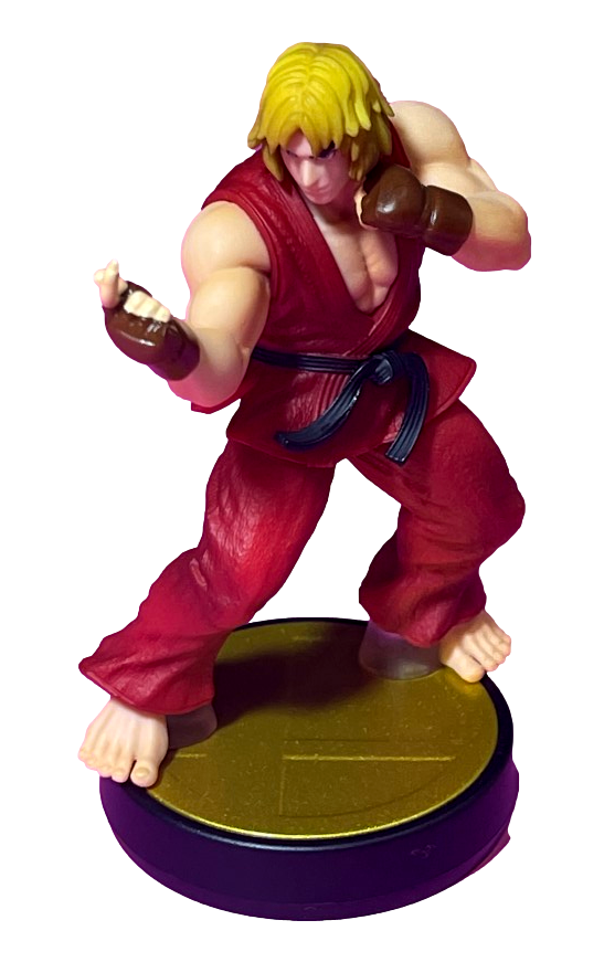 Super Smash Bros Collection N0.69 Ken Nintendo Amiibo Loose (Preowned)