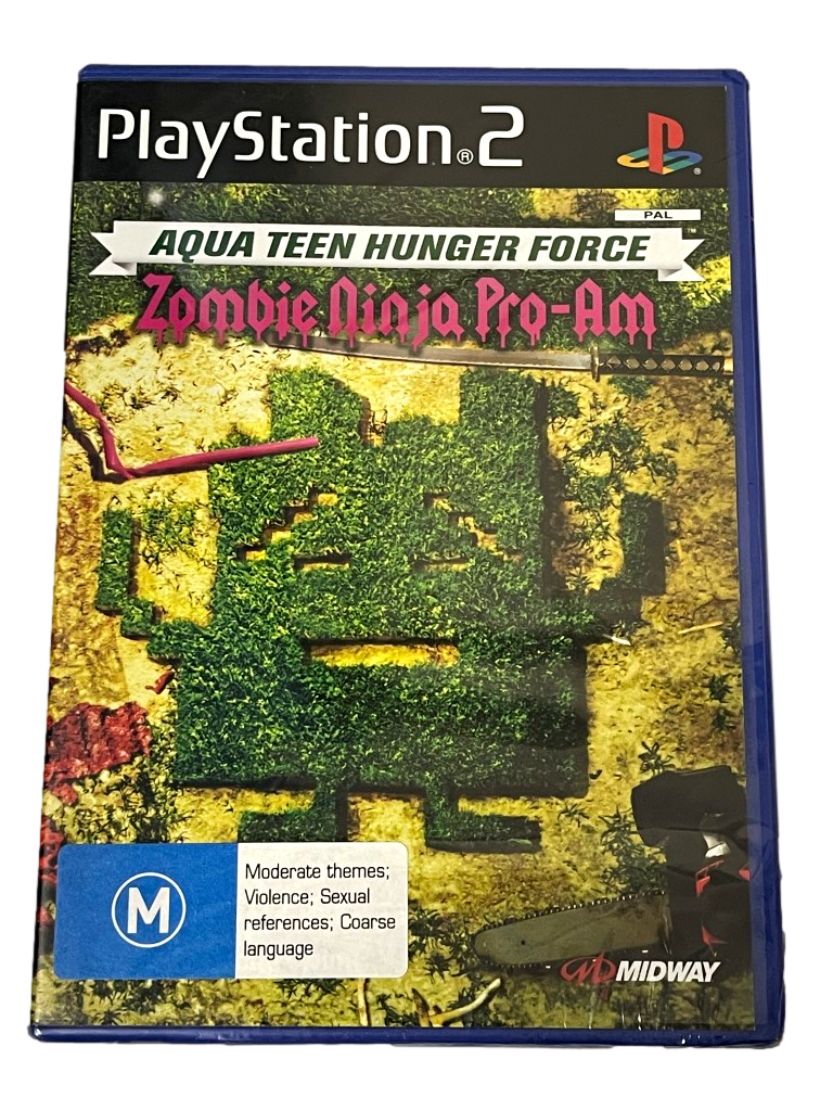 Aqua Teen Hunger Force Zombie Ninja Pro-Am PS2 PAL Brand New *Factory Sealed*